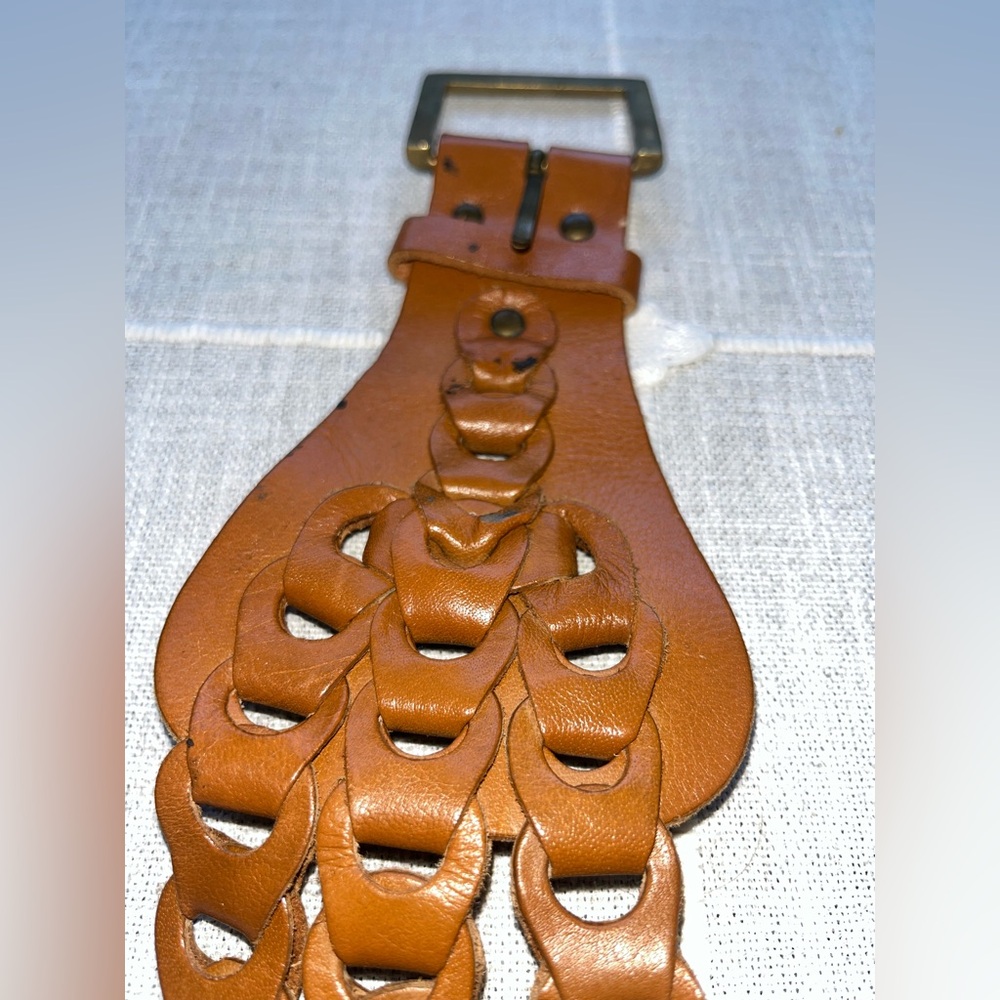 Brown genuine Leather Belt